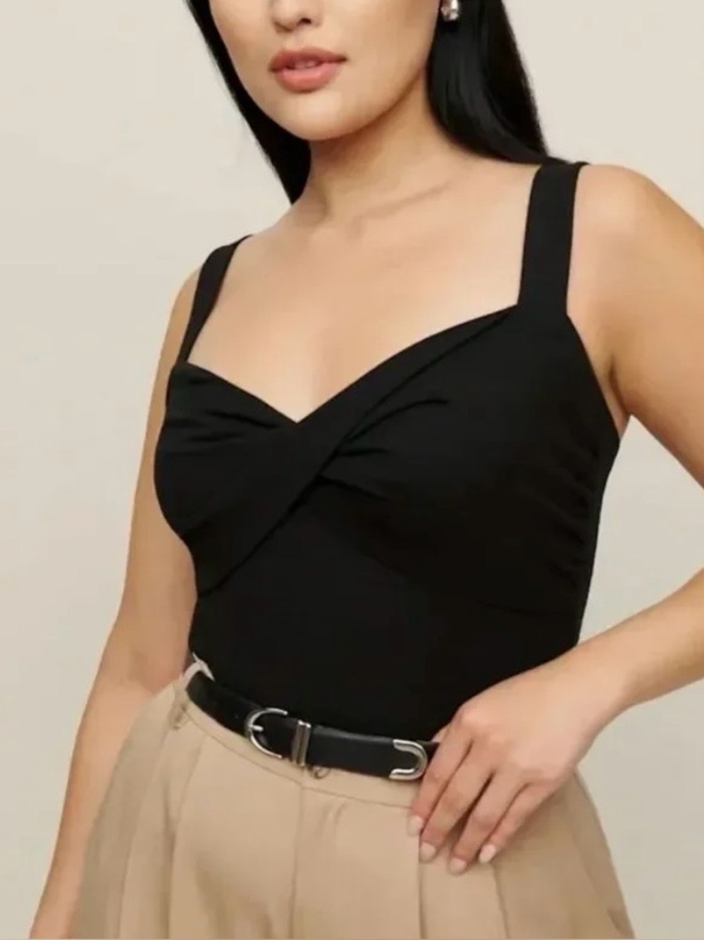 Reformation Anine Knit Top